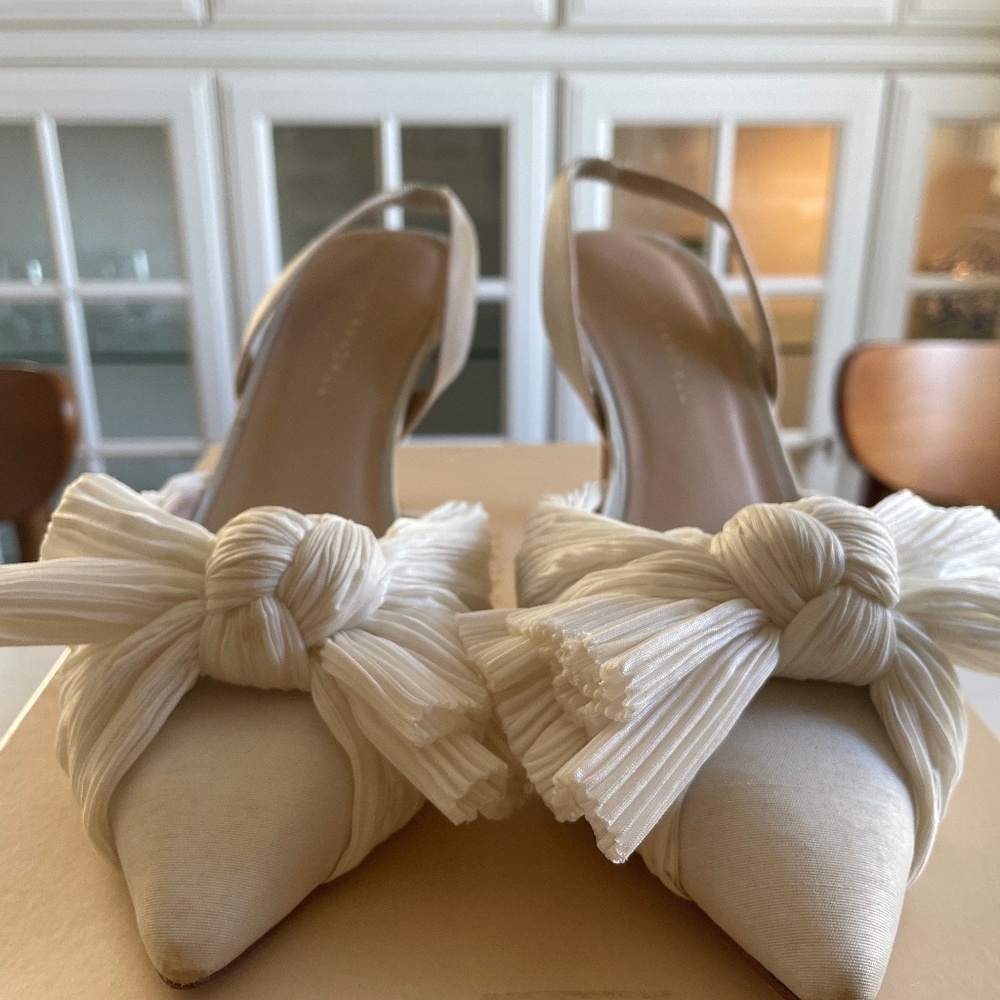 Loeffler Randall Sylvana Knotted Slingback Pumps